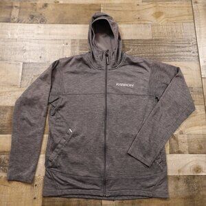 Karbon full zip hoodie sweater men's XL‎ heather grey